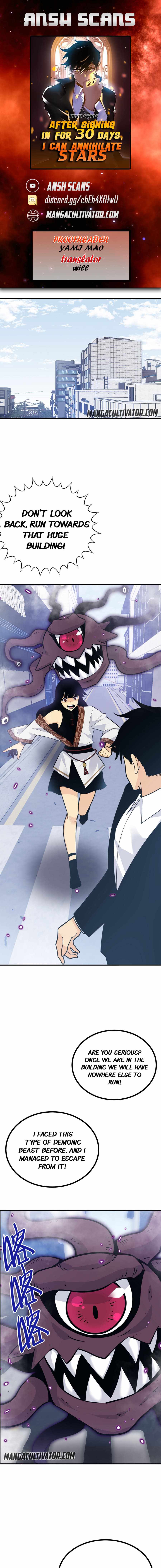 After Signing In For 30 Days, I Can Annihilate Stars Chapter 8 1